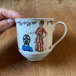 RARE Villeroy & Boch coffee/tea mug, design 1900 N.4 Robe a volants